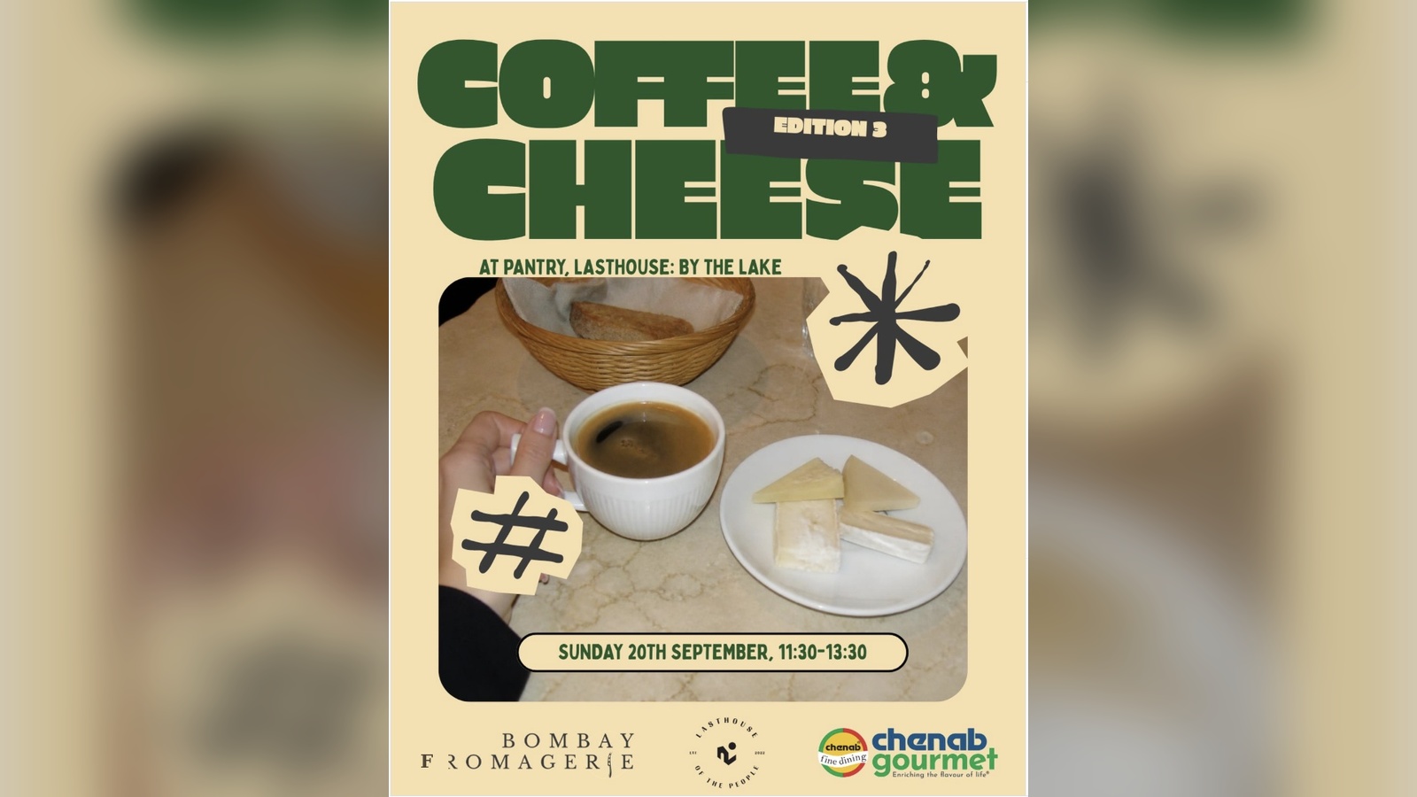 Coffee & Cheese: A Tasting, Edition 3, Hyderabad event cover